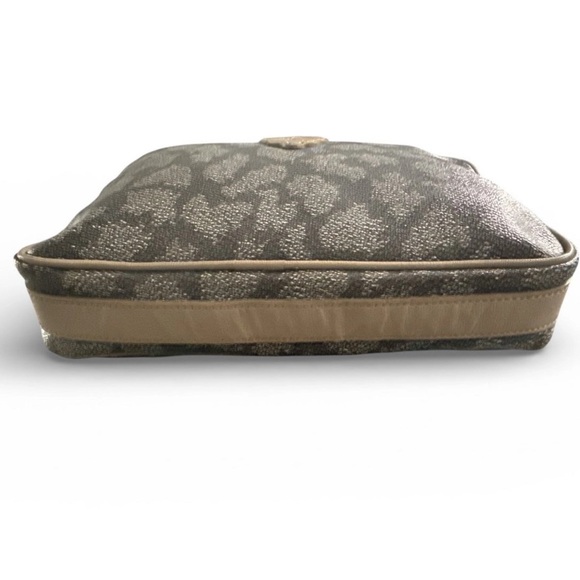 Vintage Yves Saint Laurent YSL Giraffe Print Coated Canvas Toiletry Pouch Bag - Picture 5 of 8